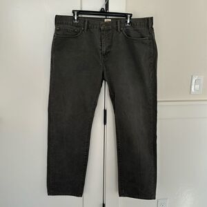 Dockers Men’s Gray 100% Cotton Straight Fit Casual Jeans Pants Size 38X30 EUC